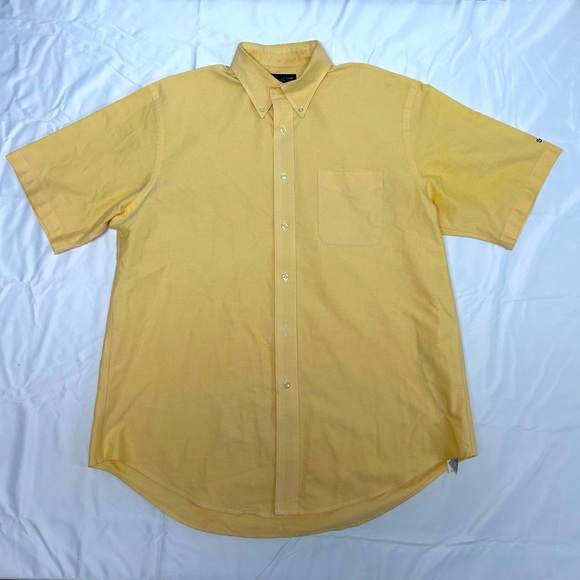 Lands' End Other - Mens Lands End short sleeve shirt traditional fit no iron size‎ Large
